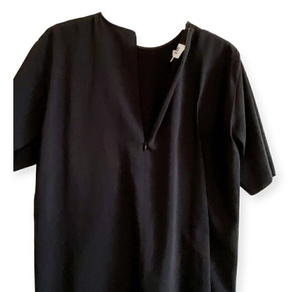 MM6 Maison Margiela black short sleeve pleated‎ top, size 40 Italian - Picture 7 of 13
